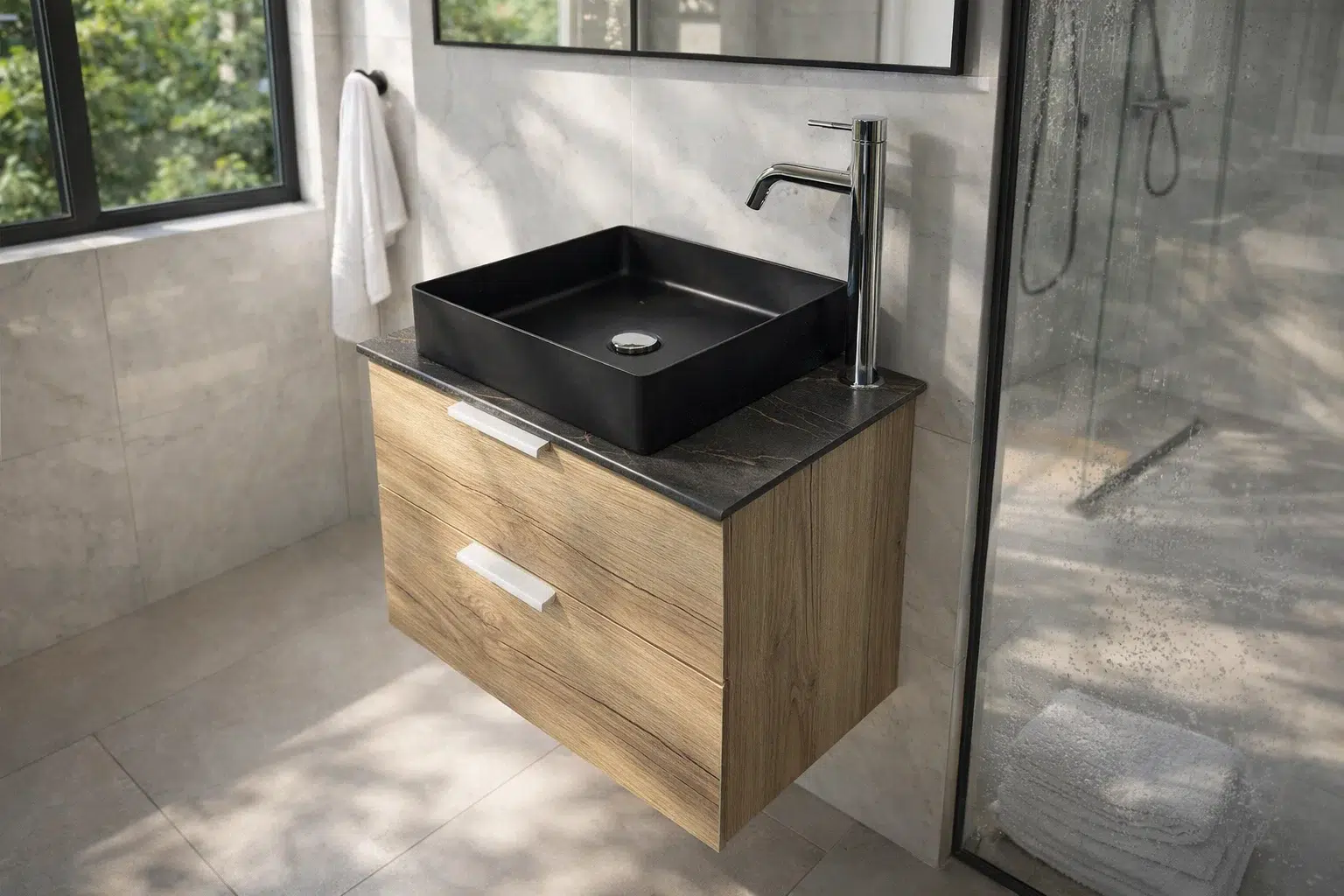 Tammikaappi, inox allas ja hana1