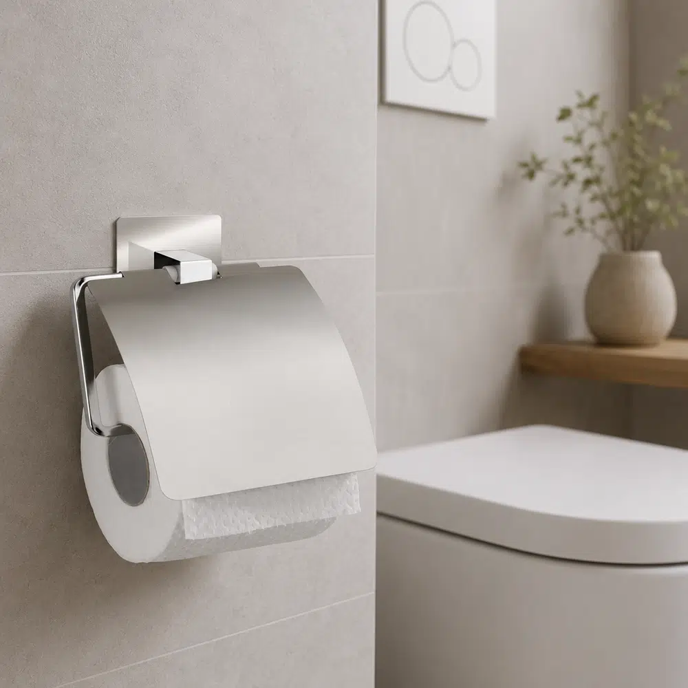 wc paperiteline tarrakiinnityksellä